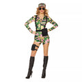 Adult Pink Camo Cutie Romper Costume