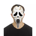 Kids Ghost Face Hockey Half Mask