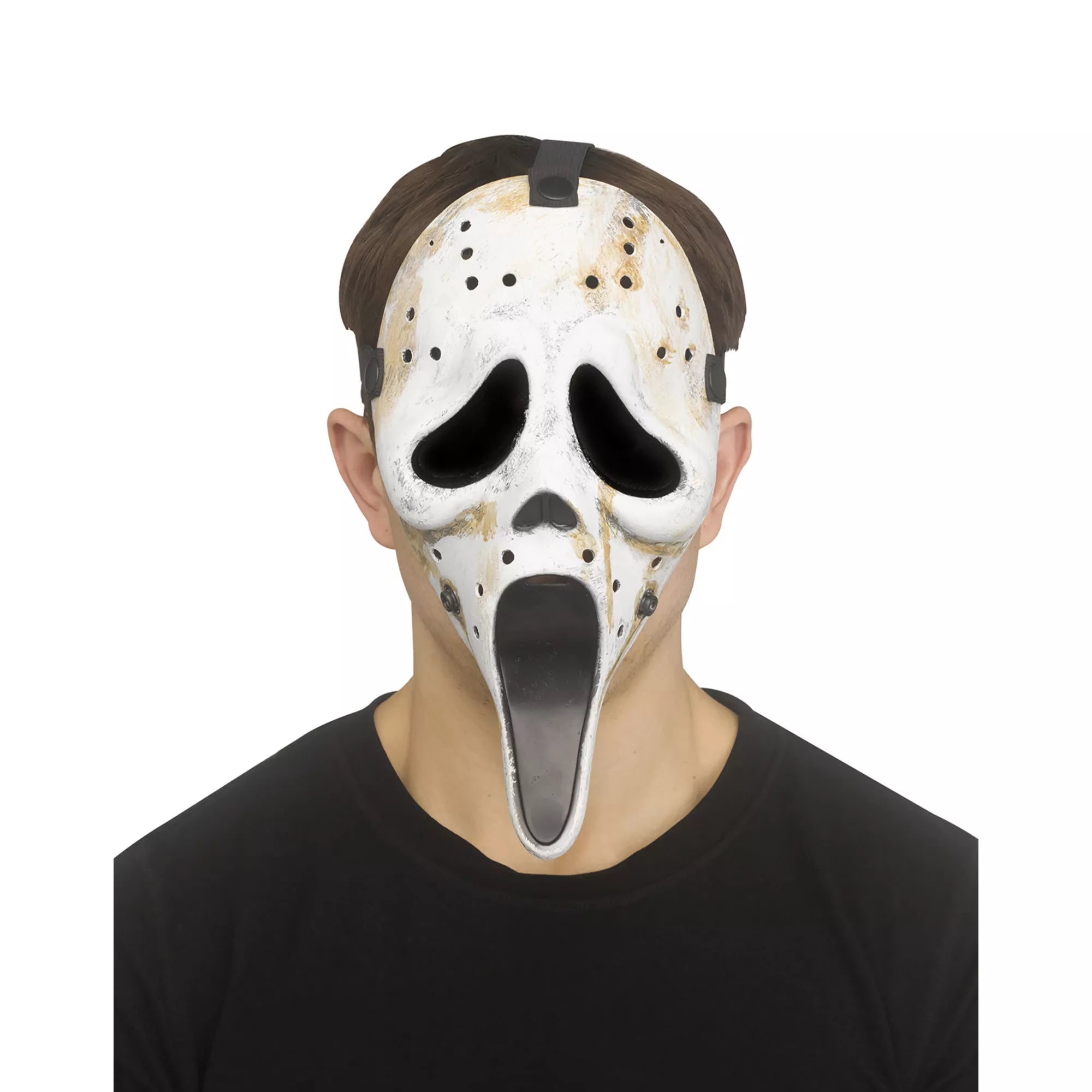 Kids Ghost Face Hockey Half Mask
