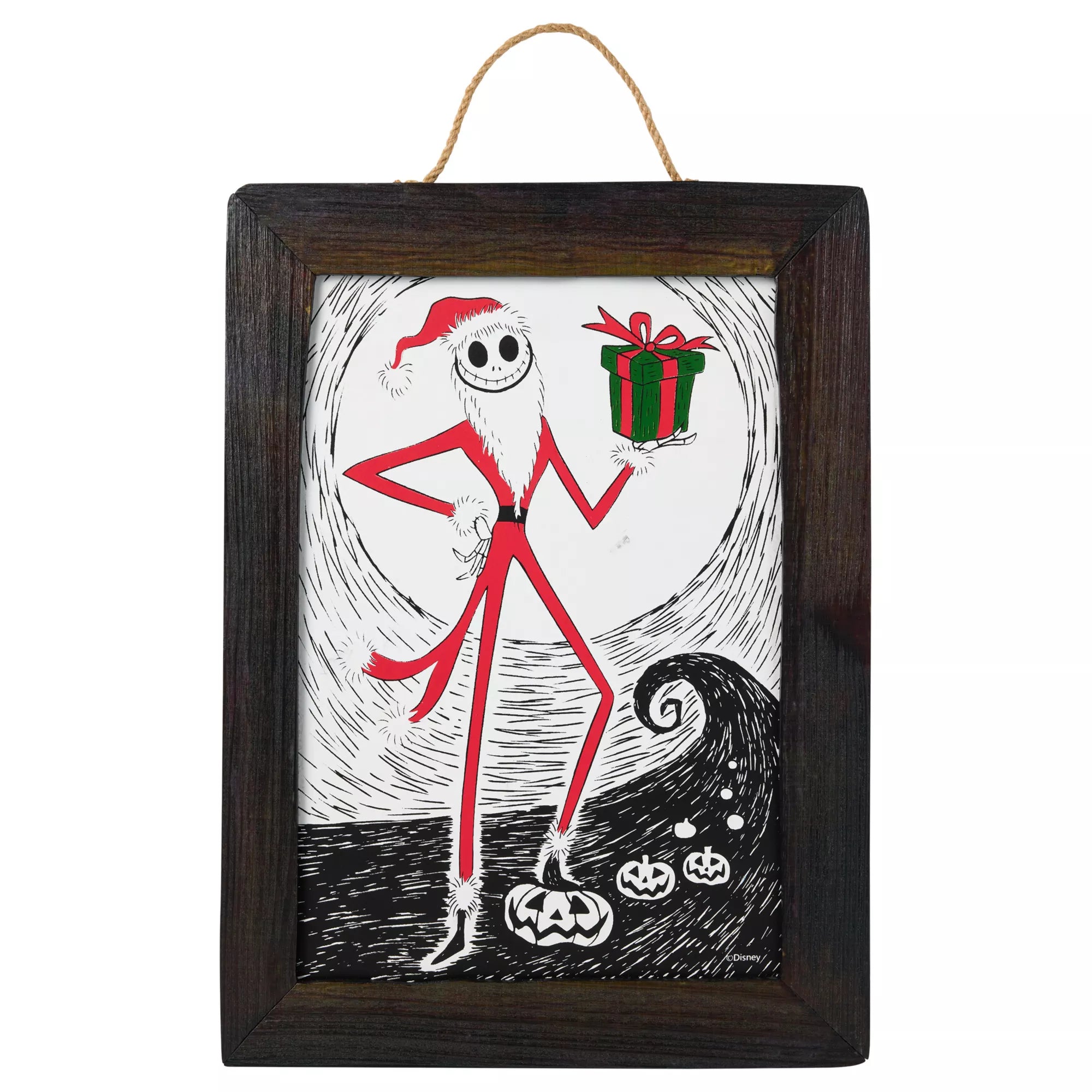 Jack Skellington Reversible Sign - The Nightmare Before Christmas