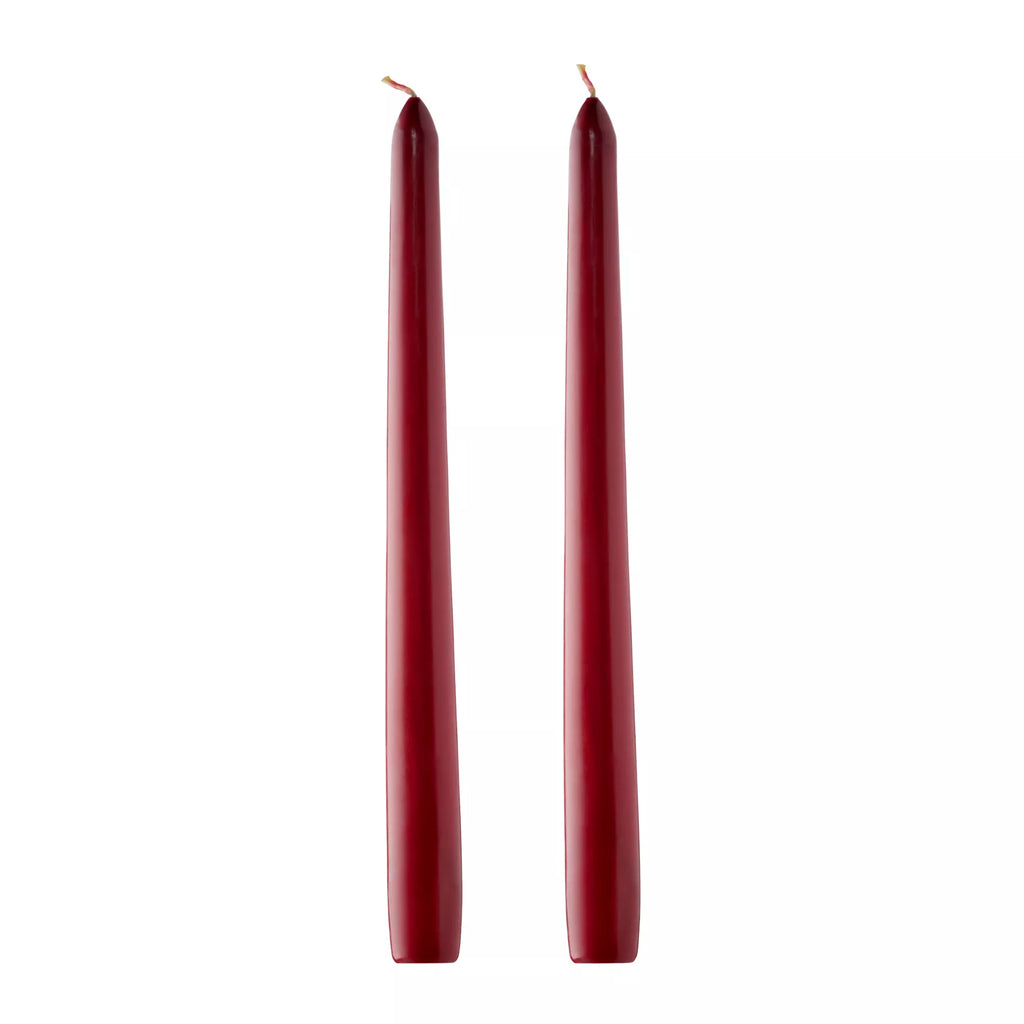 Enchant Red And Black Drip Taper Candles - 2 Pack