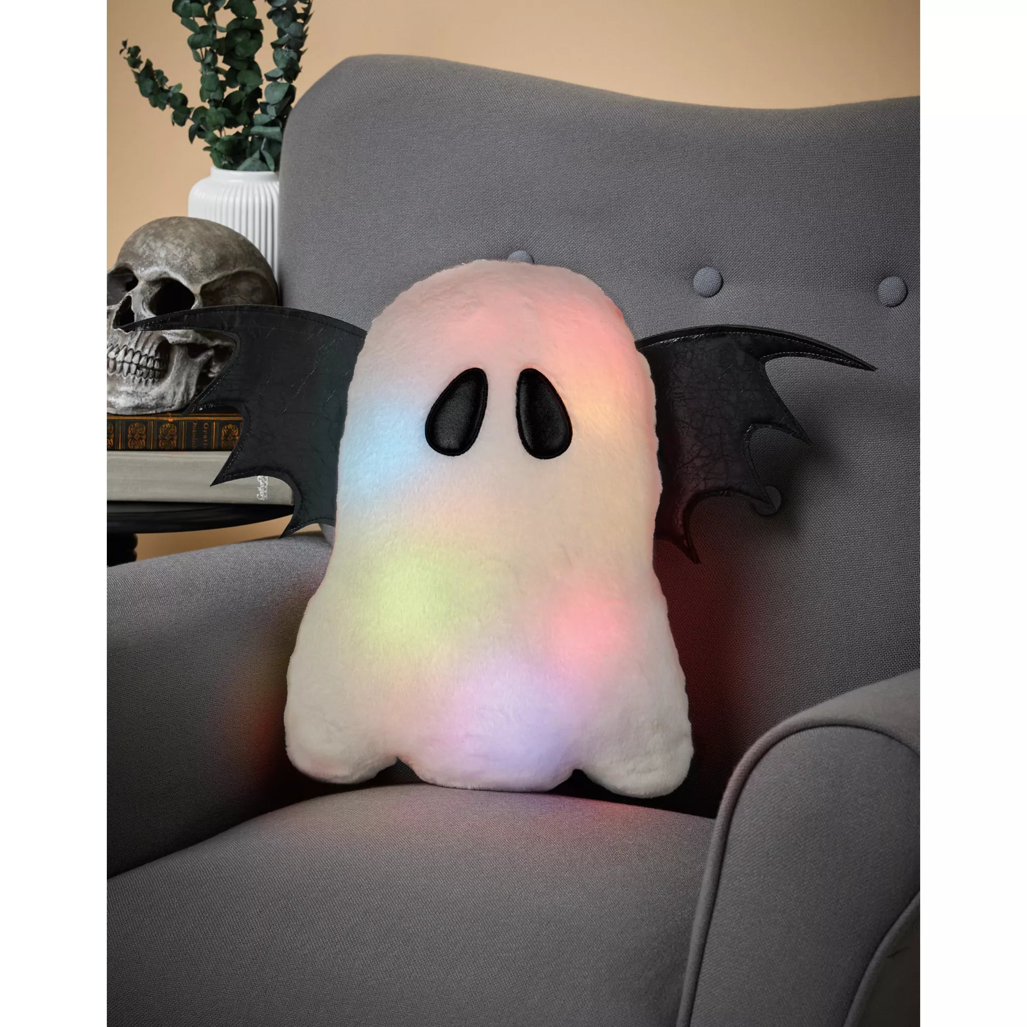 Light-Up Ghost Bat Plush