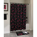 Ghost Face Pink Knife and Mask Shower Curtain