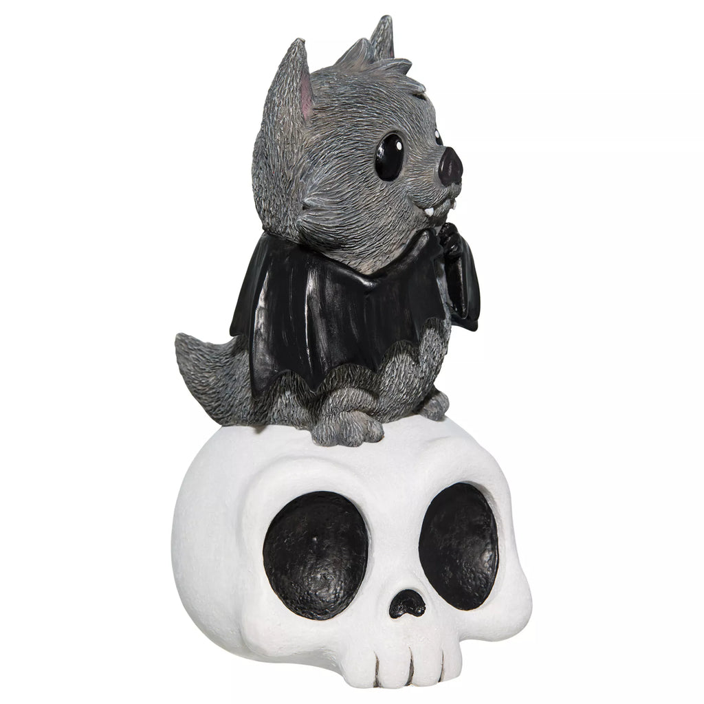Bat Skull Statue