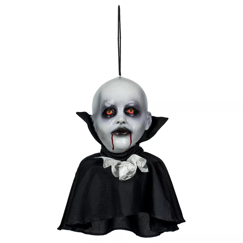 Hanging Vampire Bust Static Prop