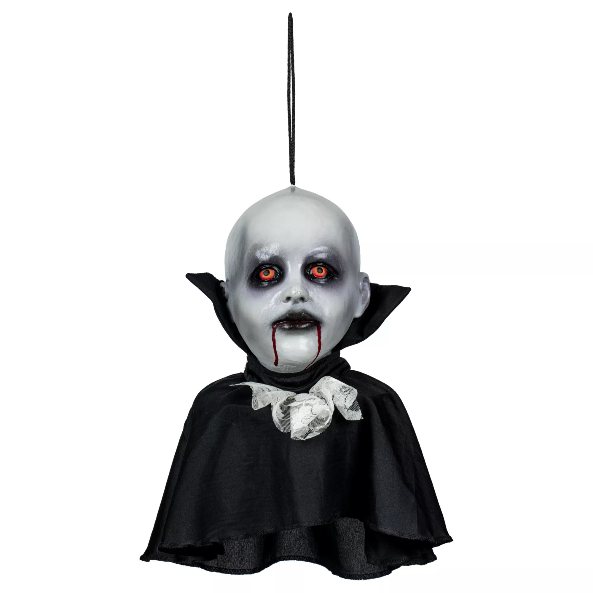 Hanging Vampire Bust Static Prop