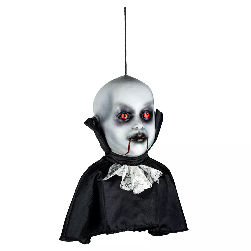 Hanging Vampire Bust Static Prop