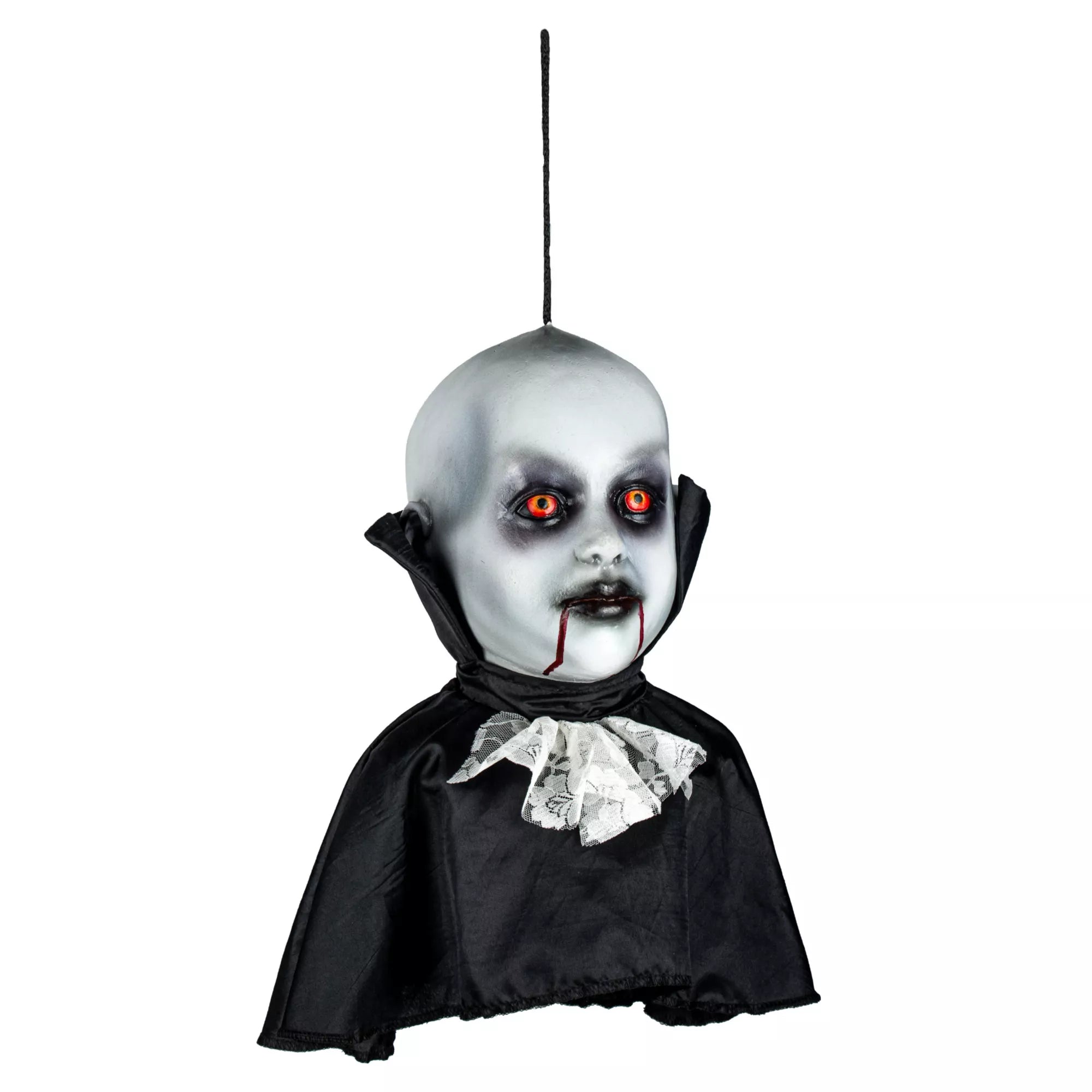 Hanging Vampire Bust Static Prop