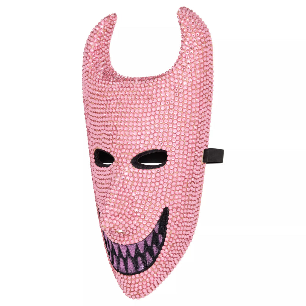 Bling Lock Pink Rhinestone Half Mask -  The Nightmare Before Christmas