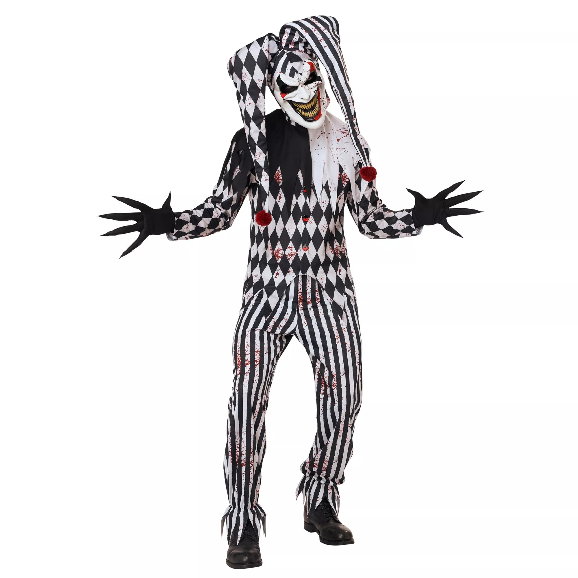 Adult Bloody Jester Costume