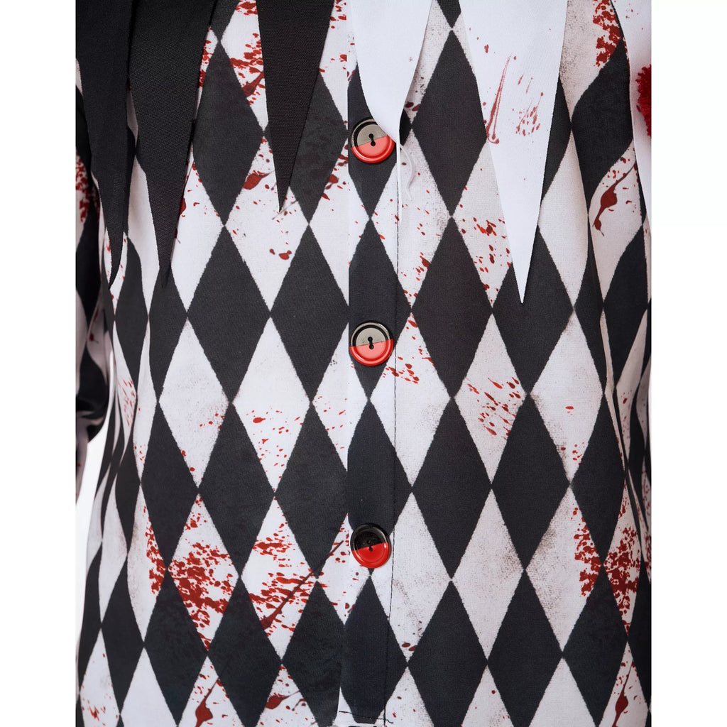 Adult Bloody Jester Costume