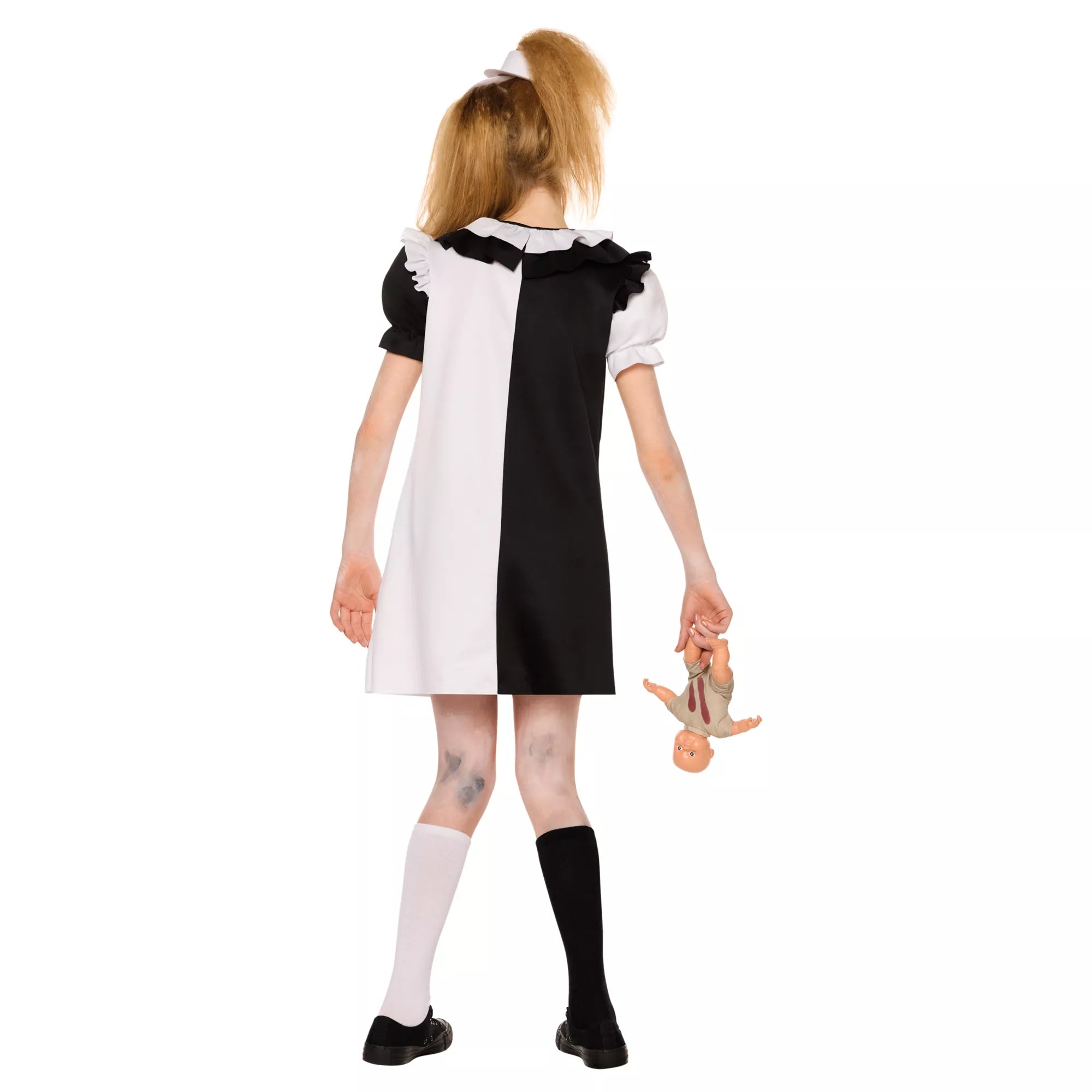 Kids Little Pale Girl Costume - Terrifier