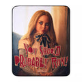 M3GAN "You Should Probably Run" Fleece Blanket