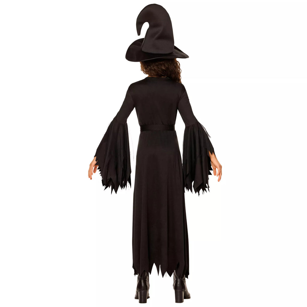 Kids Dark Gothic Witch Costume