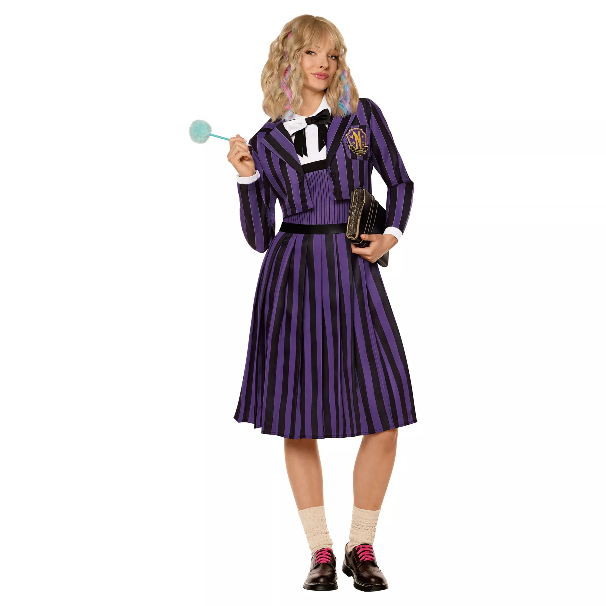 Adult Enid Sinclair Nevermore Academy Uniform Costume - Wednesday