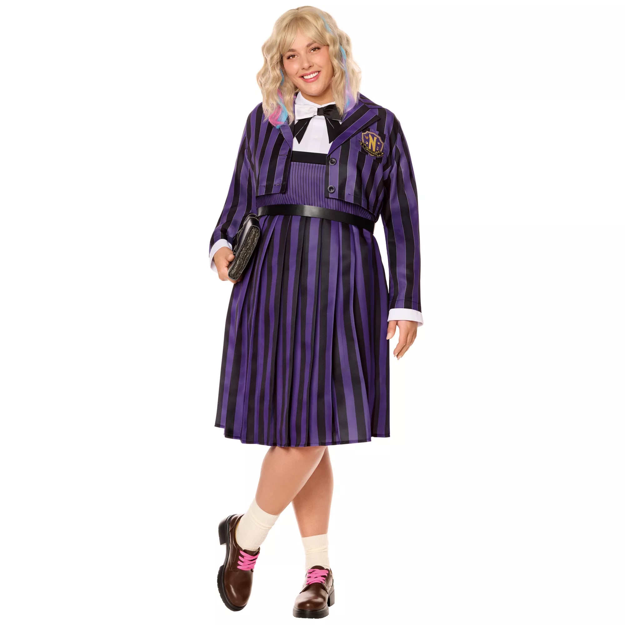 Adult Enid Sinclair Nevermore Academy Uniform Costume - Wednesday
