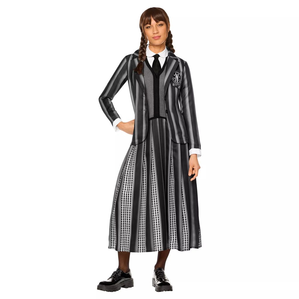 Adult Wednesday Addams Nevermore Academy Uniform Costume