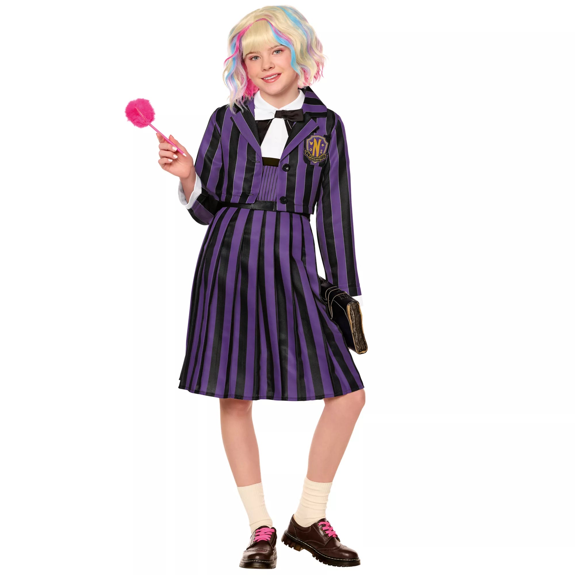 Kids Enid Sinclair Nevermore Academy Uniform Costume - Wednesday