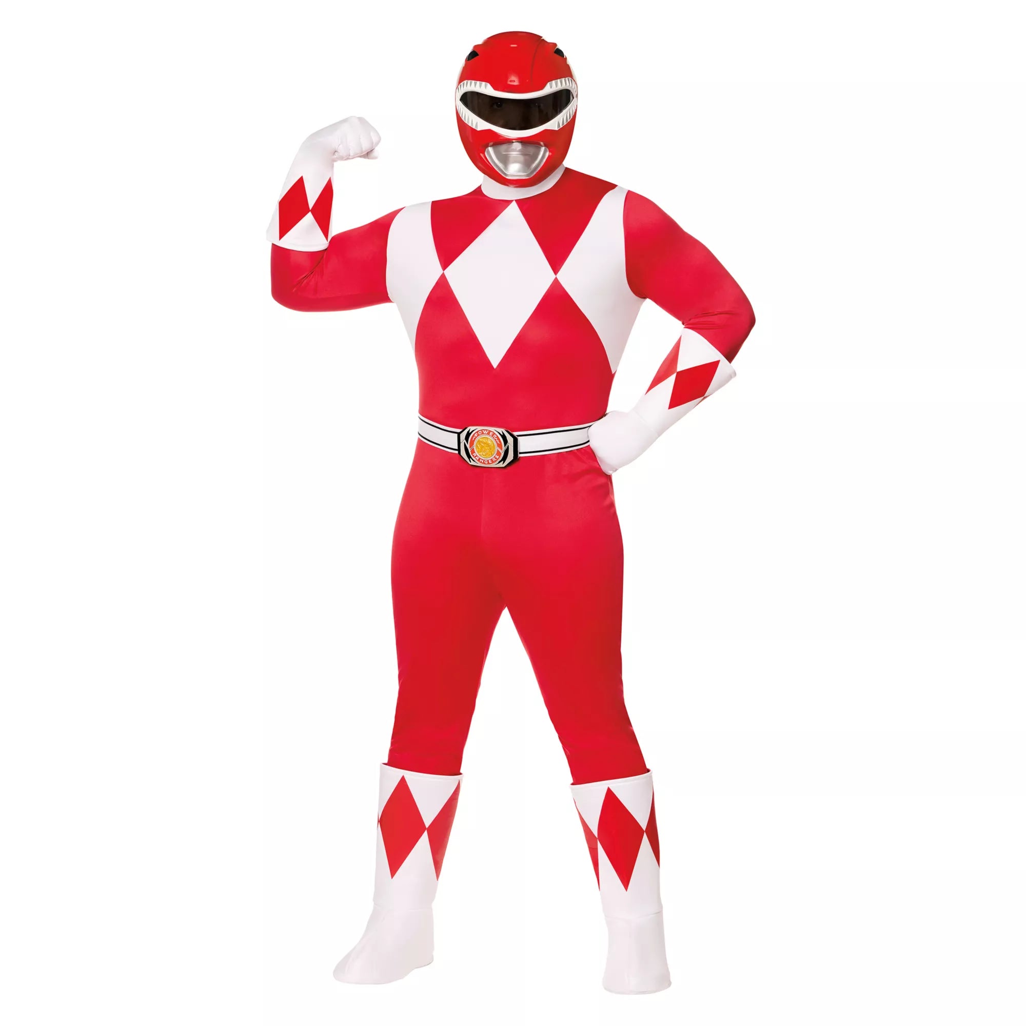 Adult Red Power Ranger Costume - Mighty Morphin Power Rangers