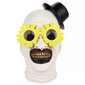 Art the Clown Full Mask with Sunflower Sunglasses - Terrifier