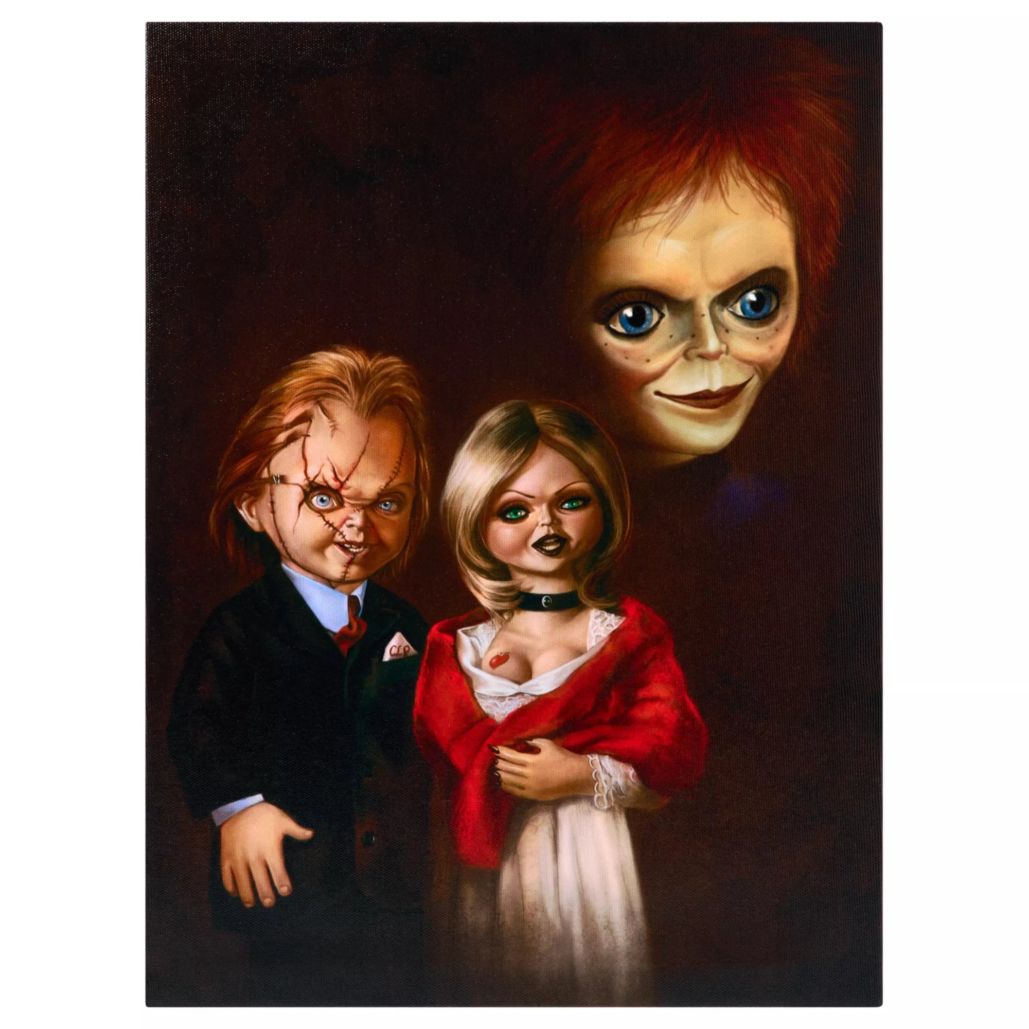 Chucky Family Canvas Sign
