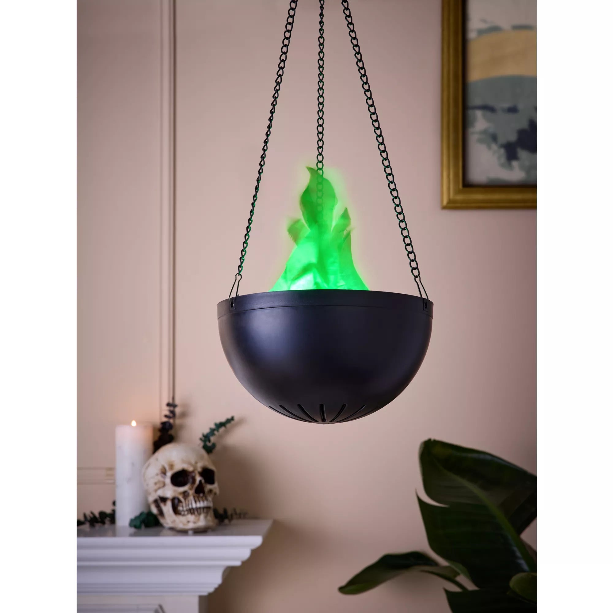 Mini Hanging Green LED Flame Light