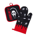 Ghost Face Oven Mitt and Pot Holder Set