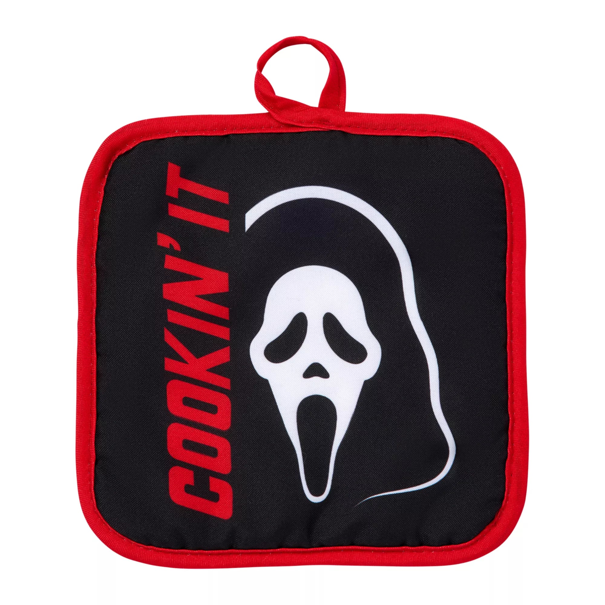 Ghost Face Oven Mitt and Pot Holder Set