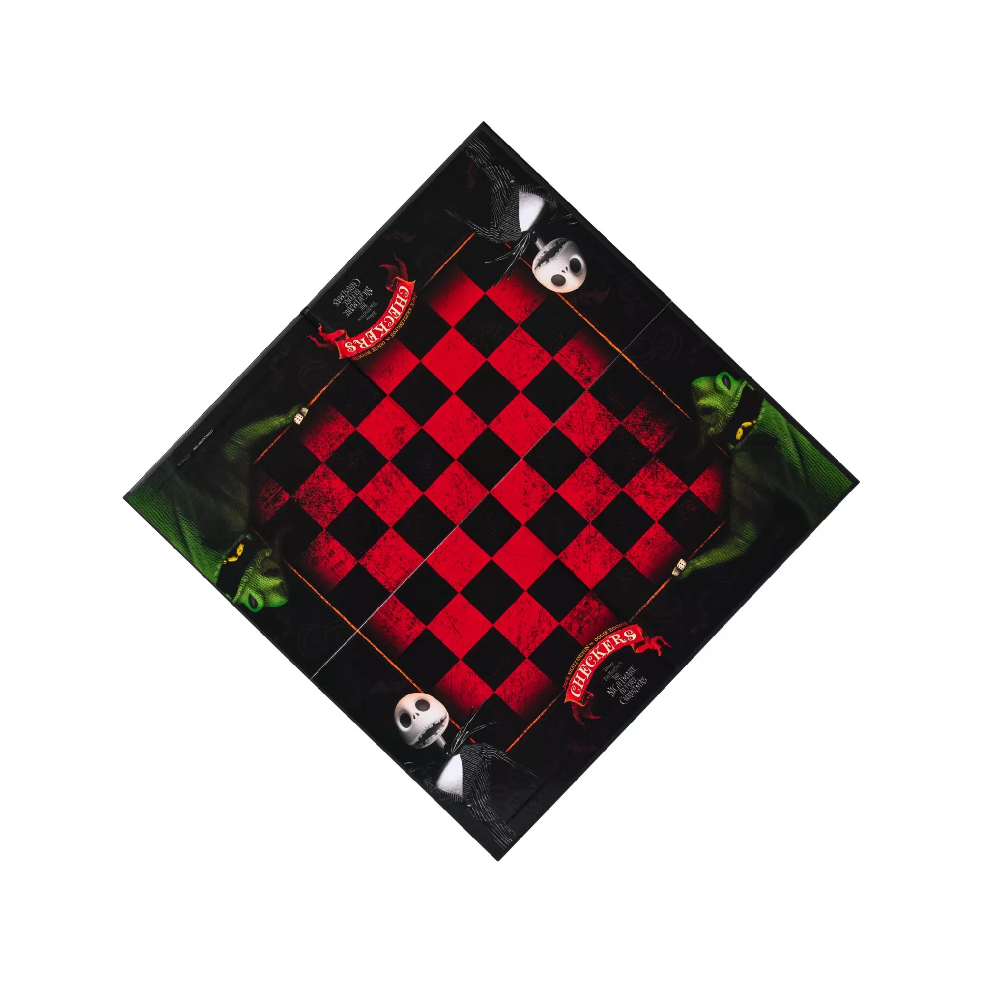 Jack Skellington vs. Oogie Boogie Checkers Set - The Nightmare Before Christmas