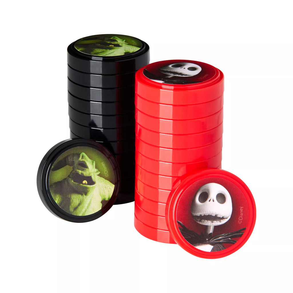 Jack Skellington vs. Oogie Boogie Checkers Set - The Nightmare Before Christmas