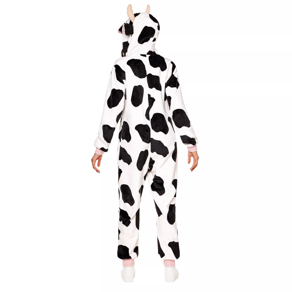 Adult Cow Jumpsuit Costume