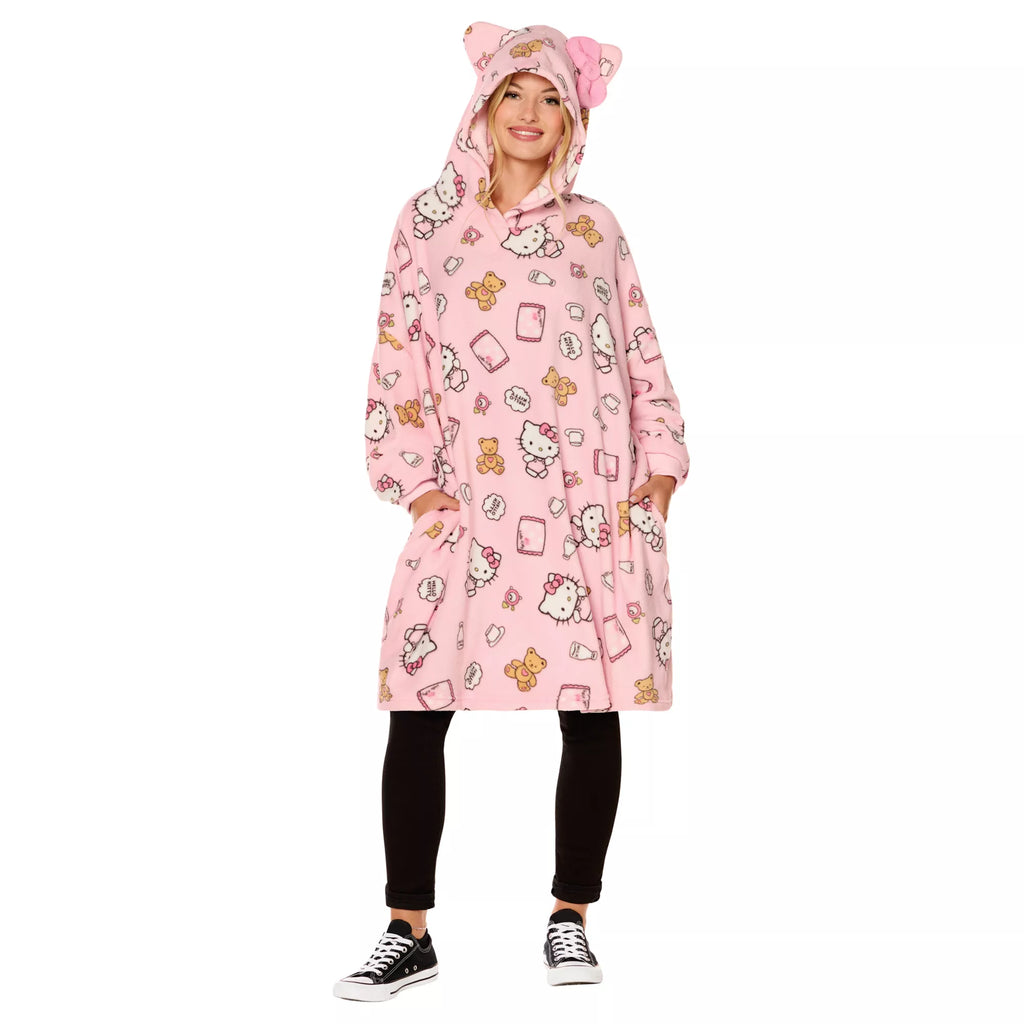 Hello Kitty Hooded Blanket
