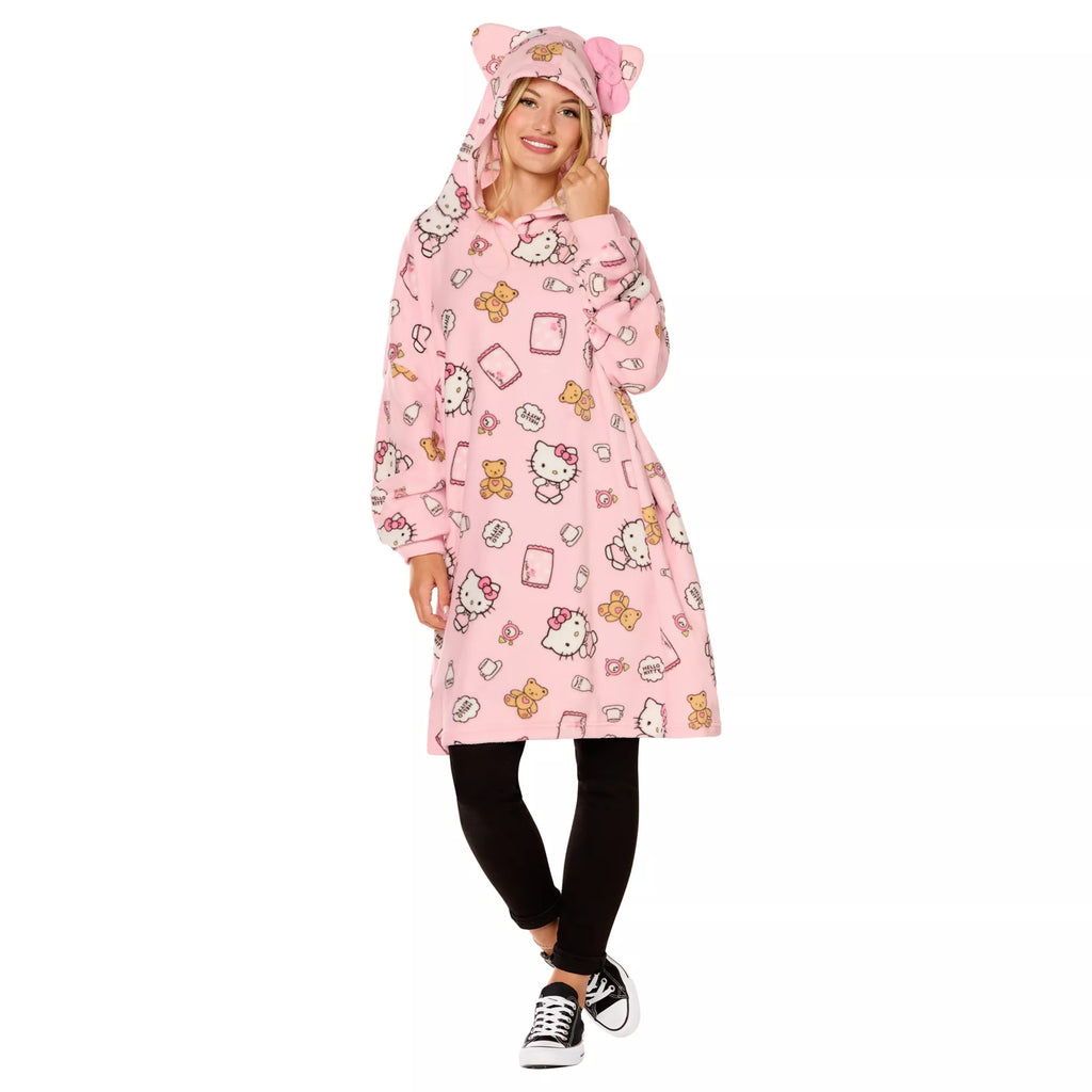 Hello Kitty Hooded Blanket