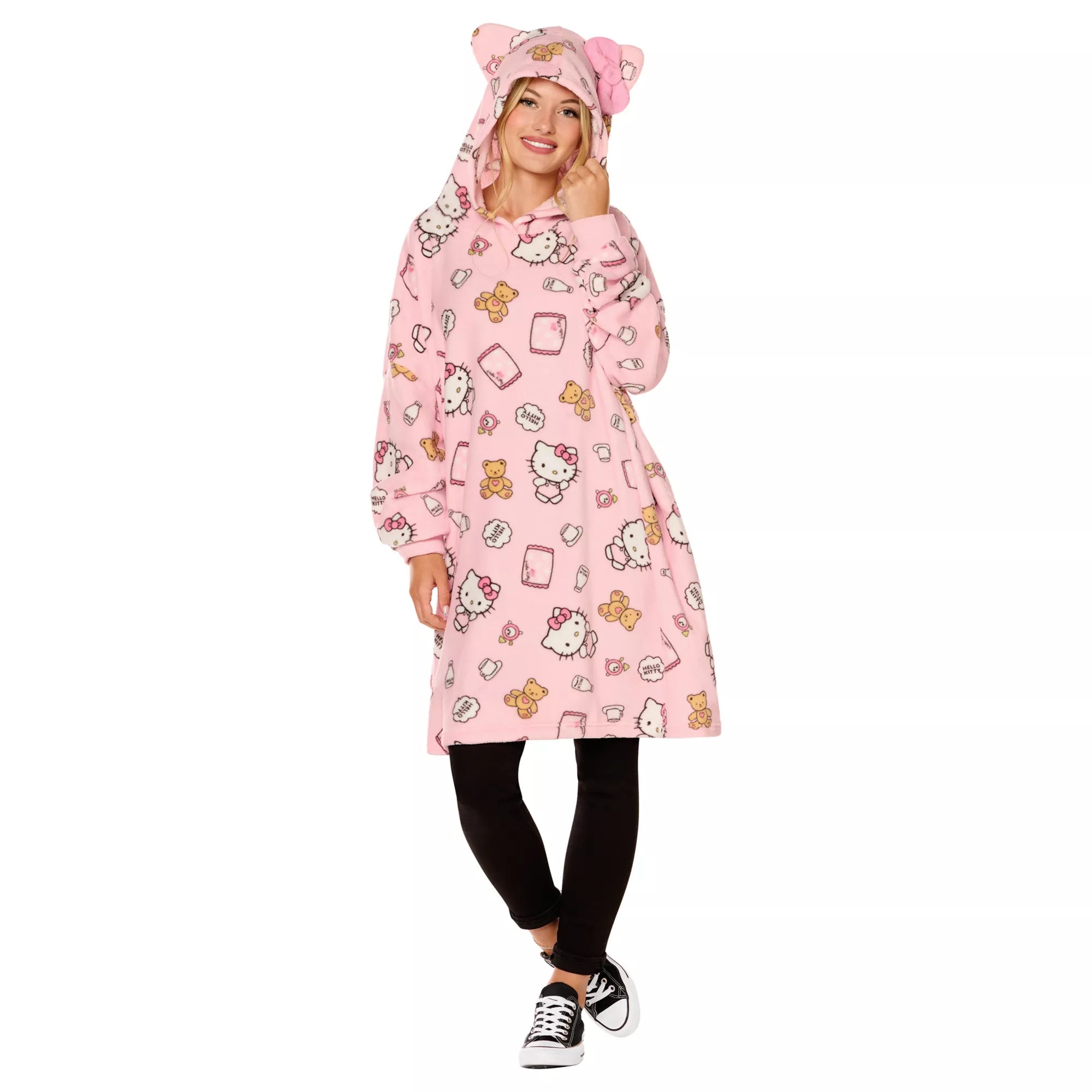 Hello Kitty Hooded Blanket