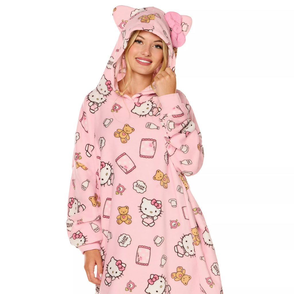 Hello Kitty Hooded Blanket