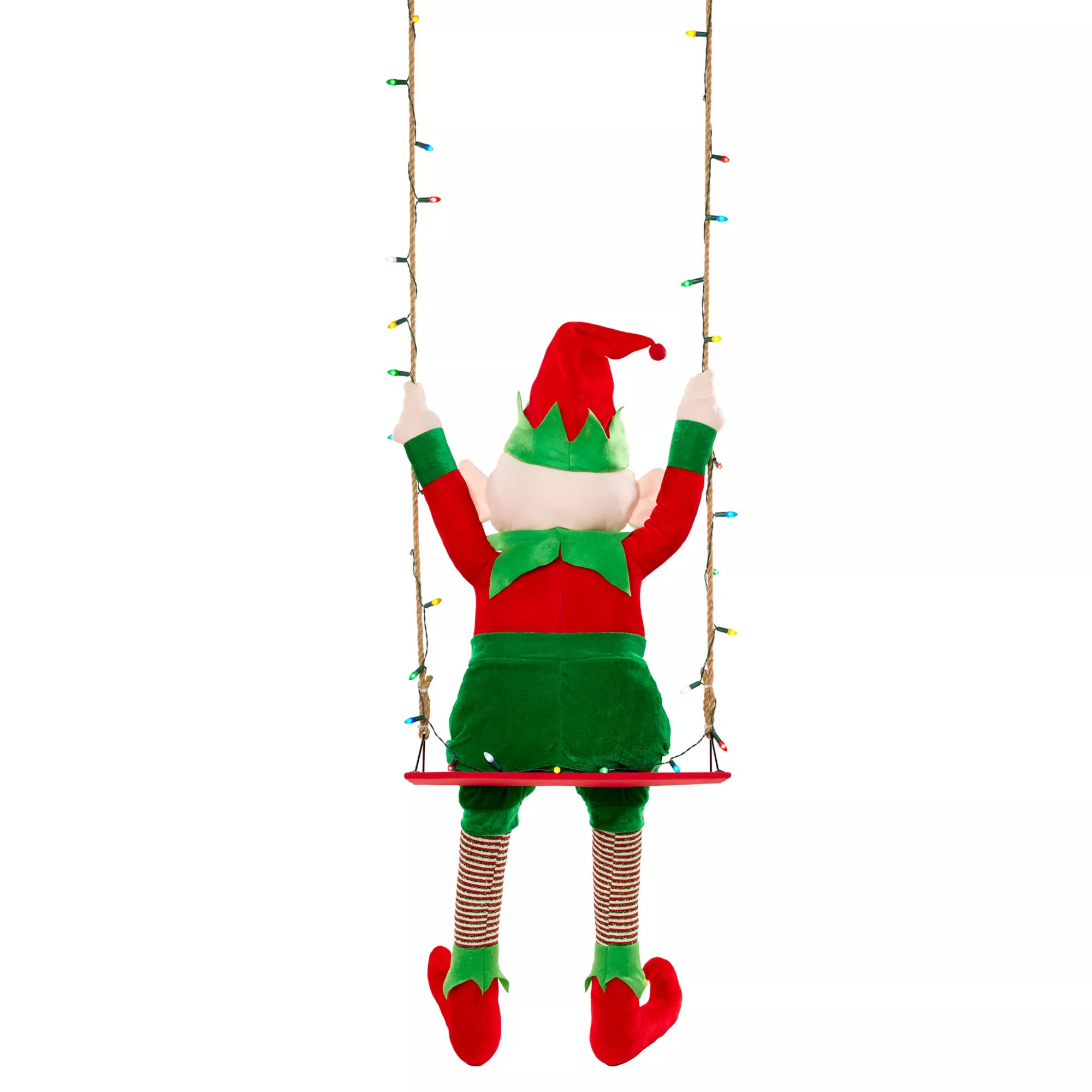 4 Ft 3 In Swinging Elf Animatronic