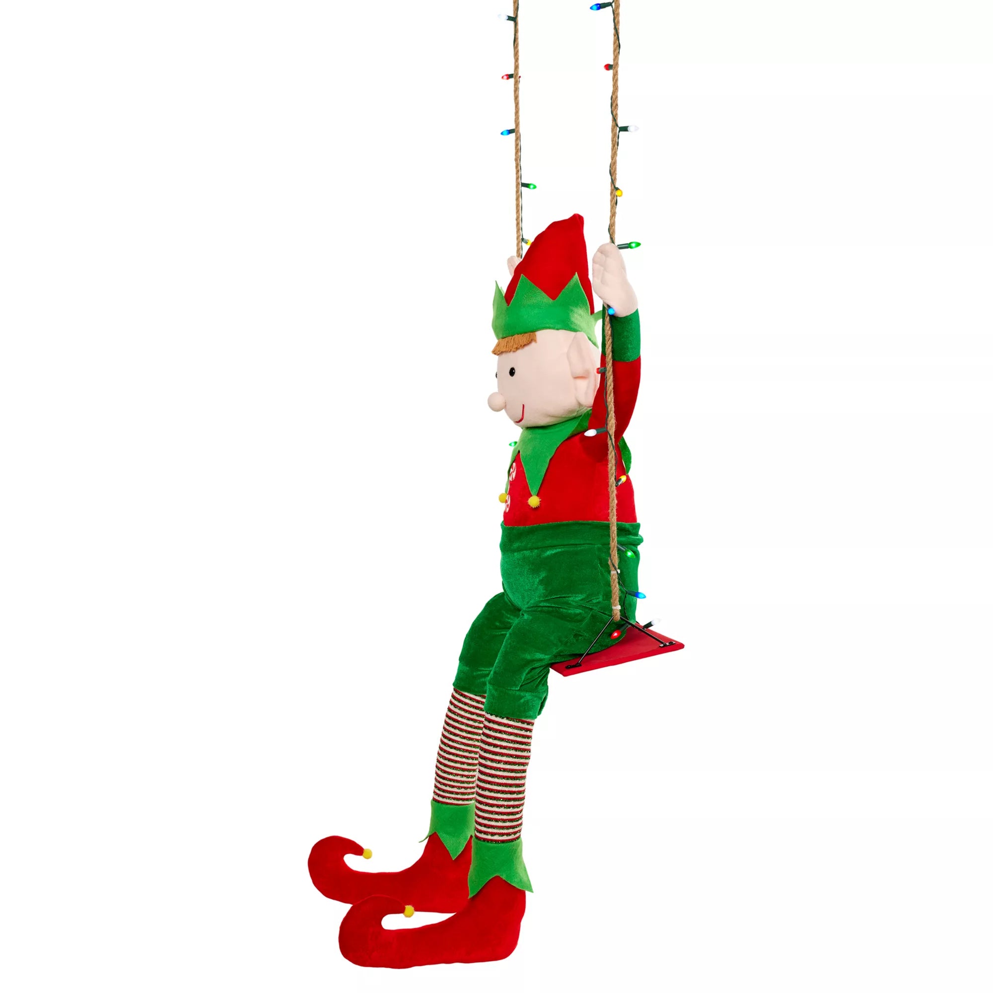 4 Ft 3 In Swinging Elf Animatronic