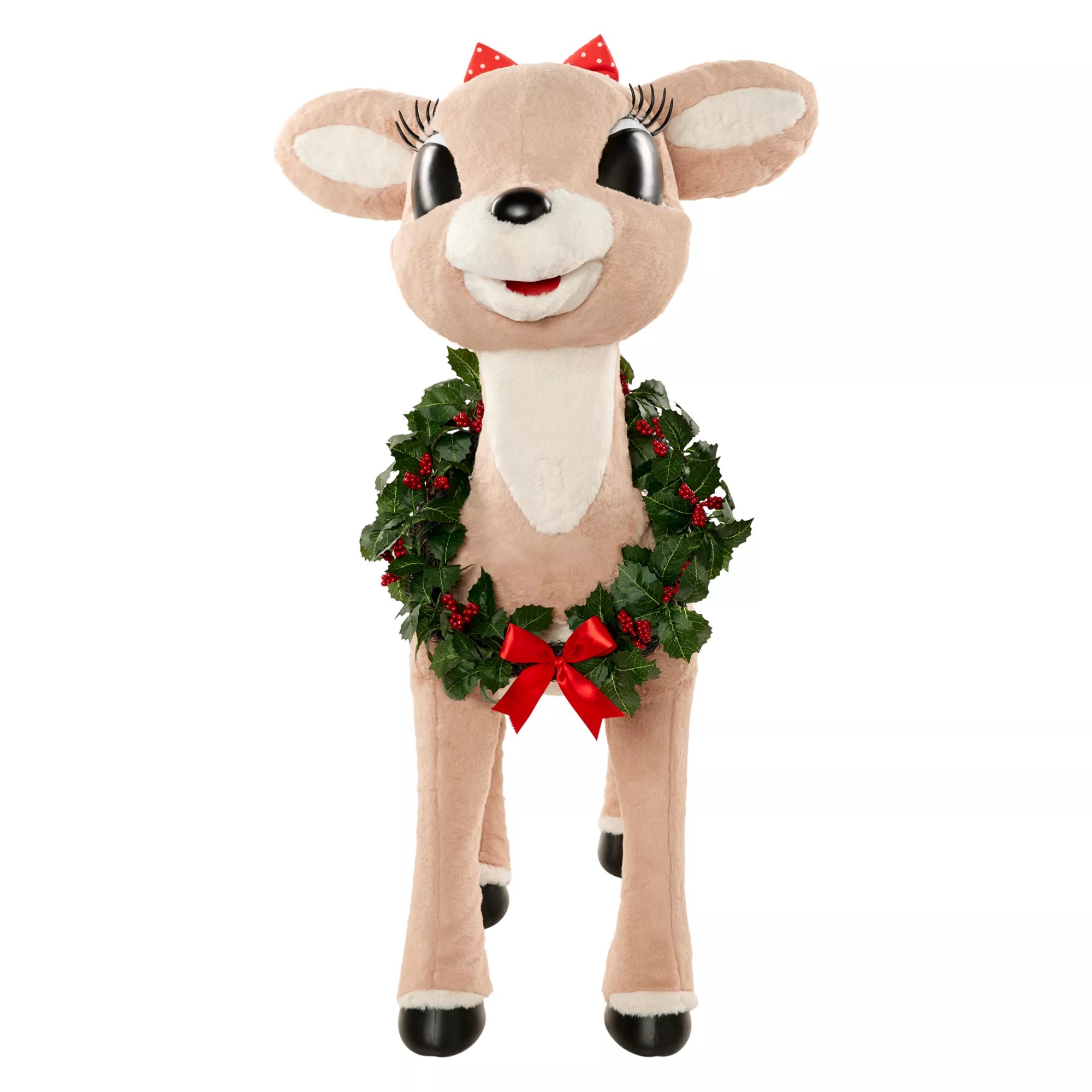 4 Ft Clarice Animatronic - Rudolph the Red-Nosed Reindeer