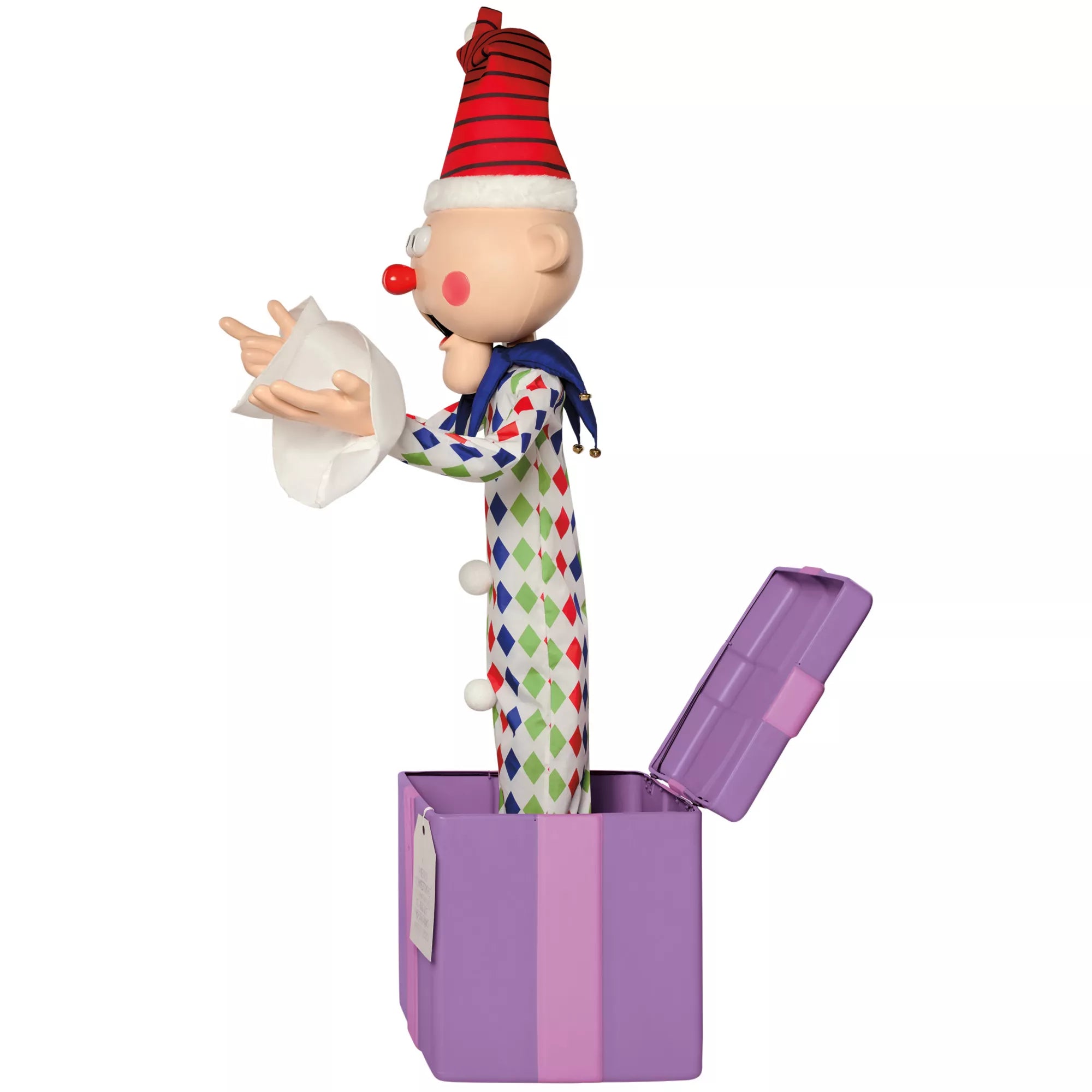 5 Ft 3 In Misfit Charlie-in-the-Box Animatronic - Rudolph the Red-Nosed Reindeer