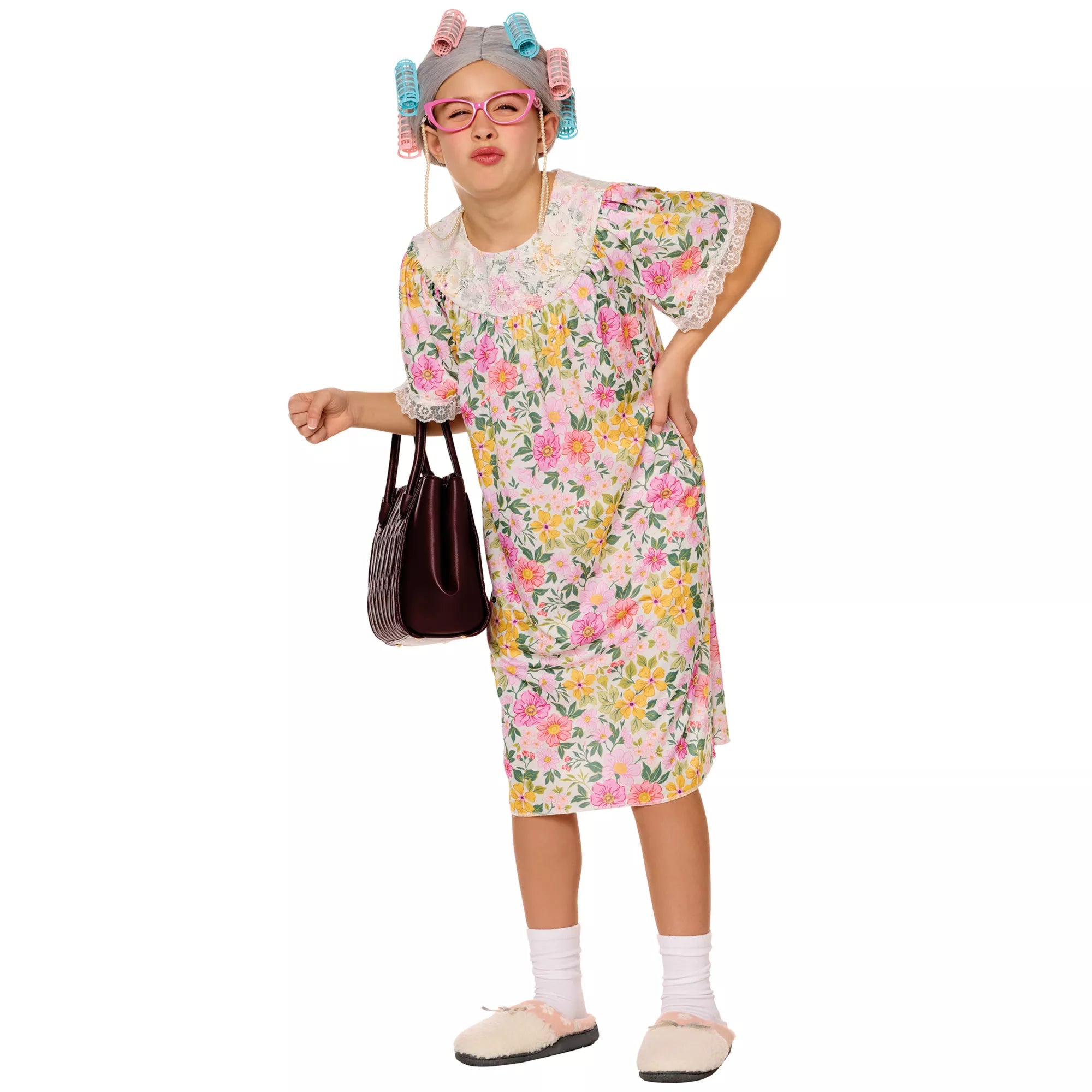 Kids Old Lady Costume
