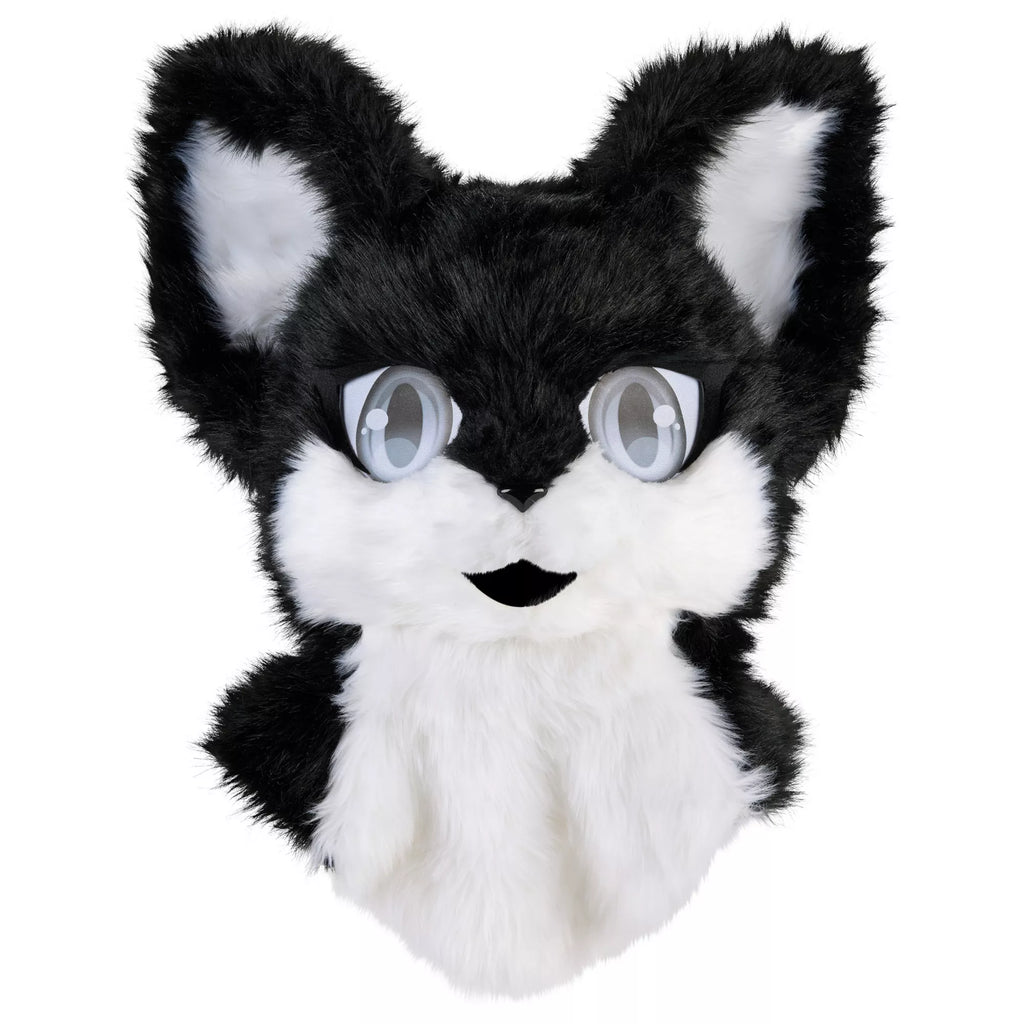 Deluxe Black Furry Mask