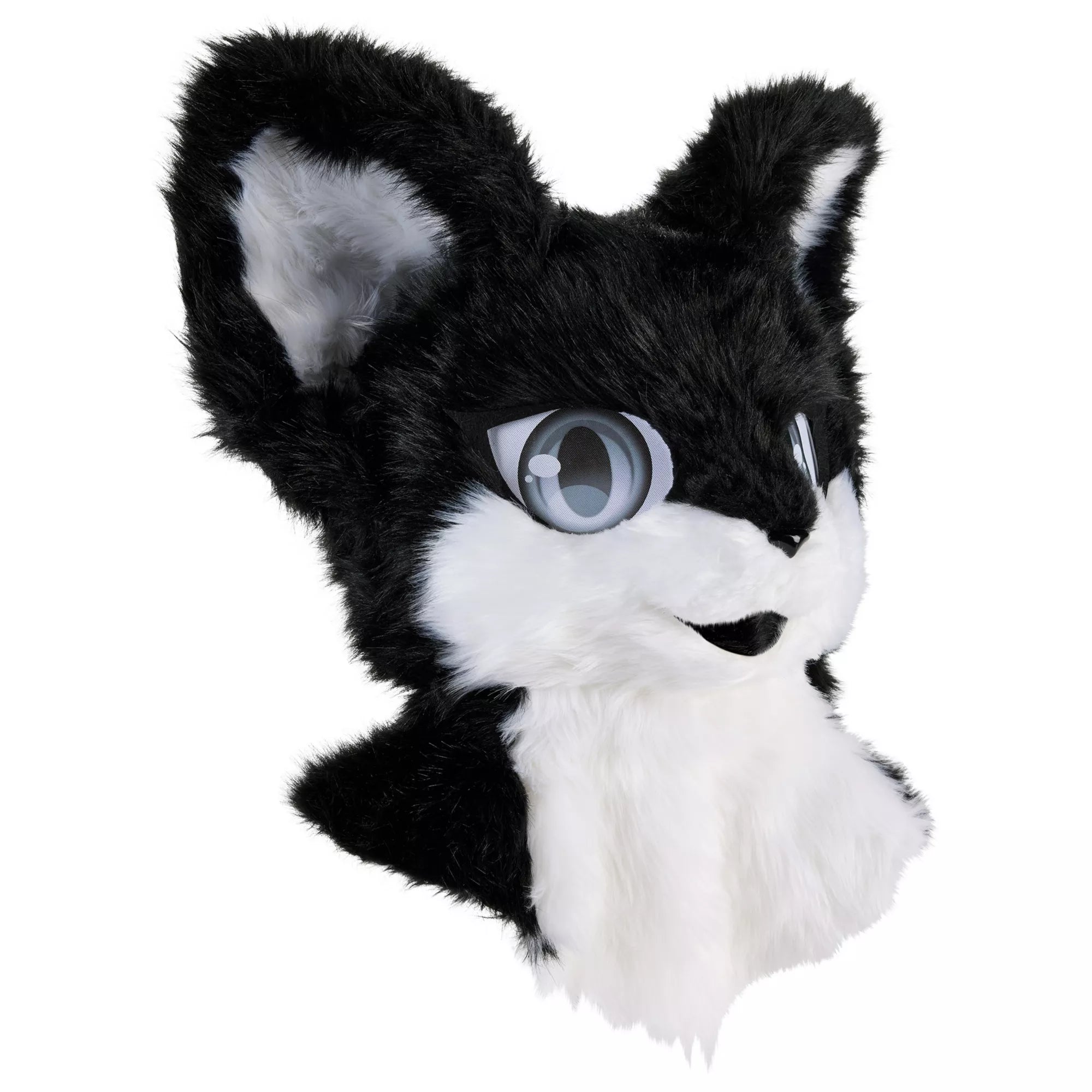 Deluxe Black Furry Mask