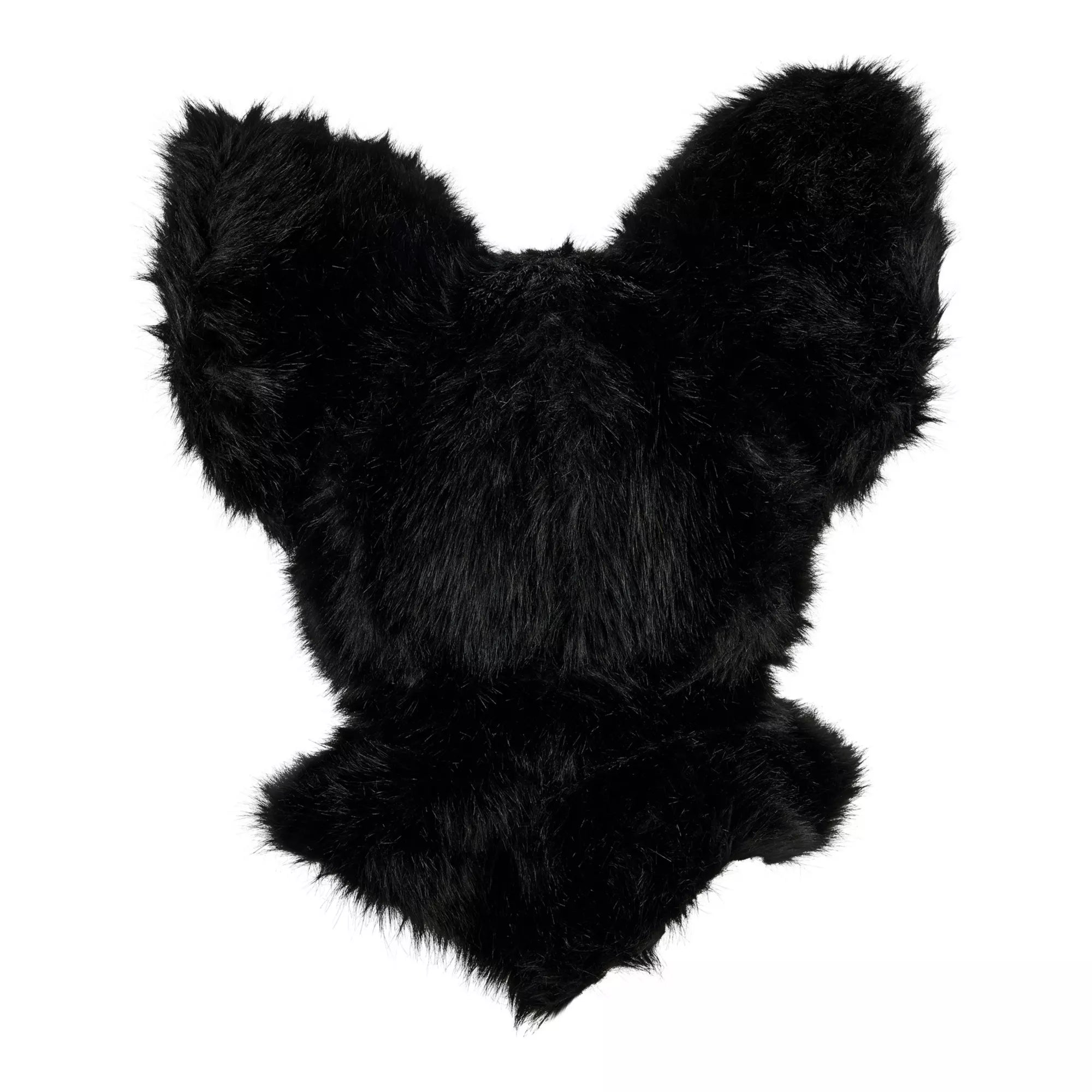 Deluxe Black Furry Mask