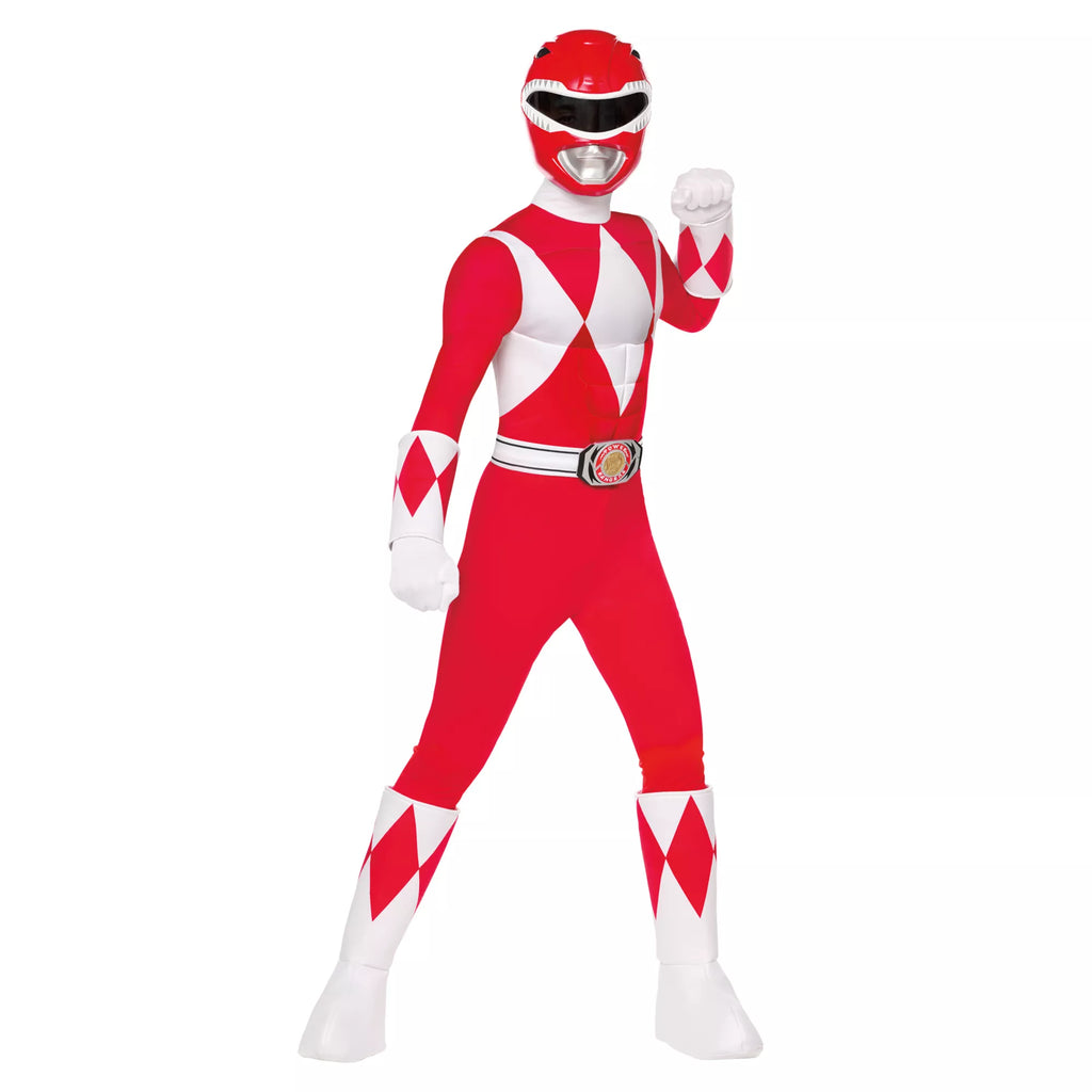 Kids Red Power Ranger Costume - Mighty Morphin Power Rangers