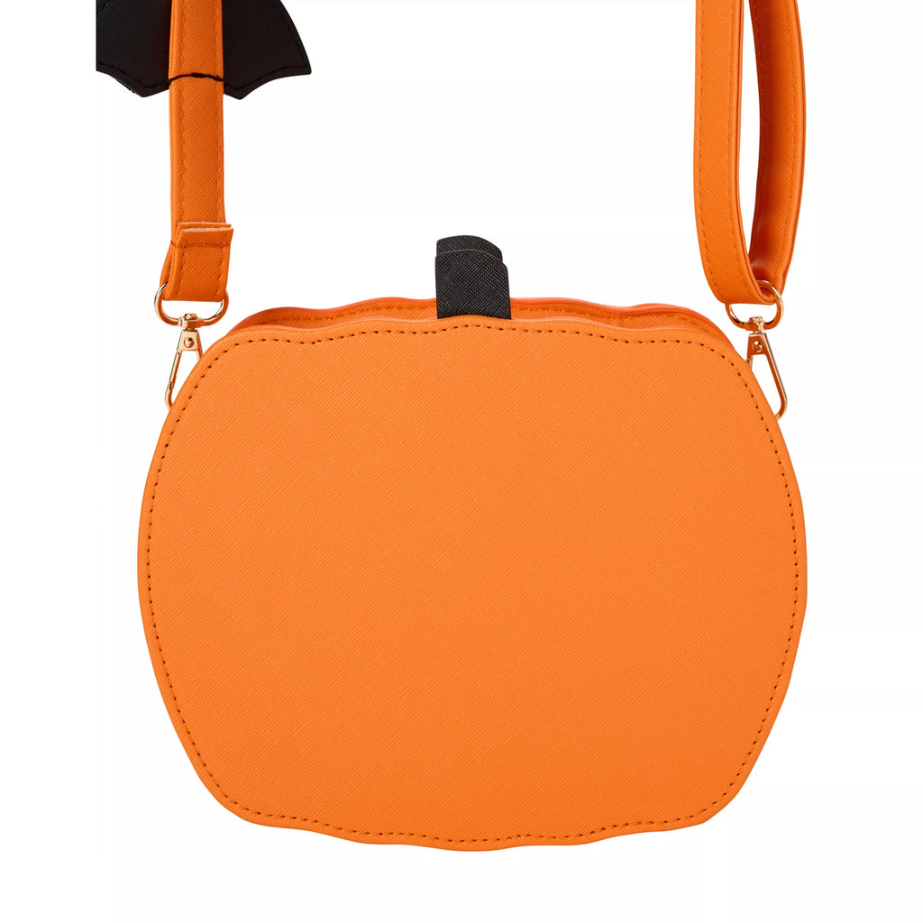 Rhinestone Jack-O'-Lantern Crossbody Bag