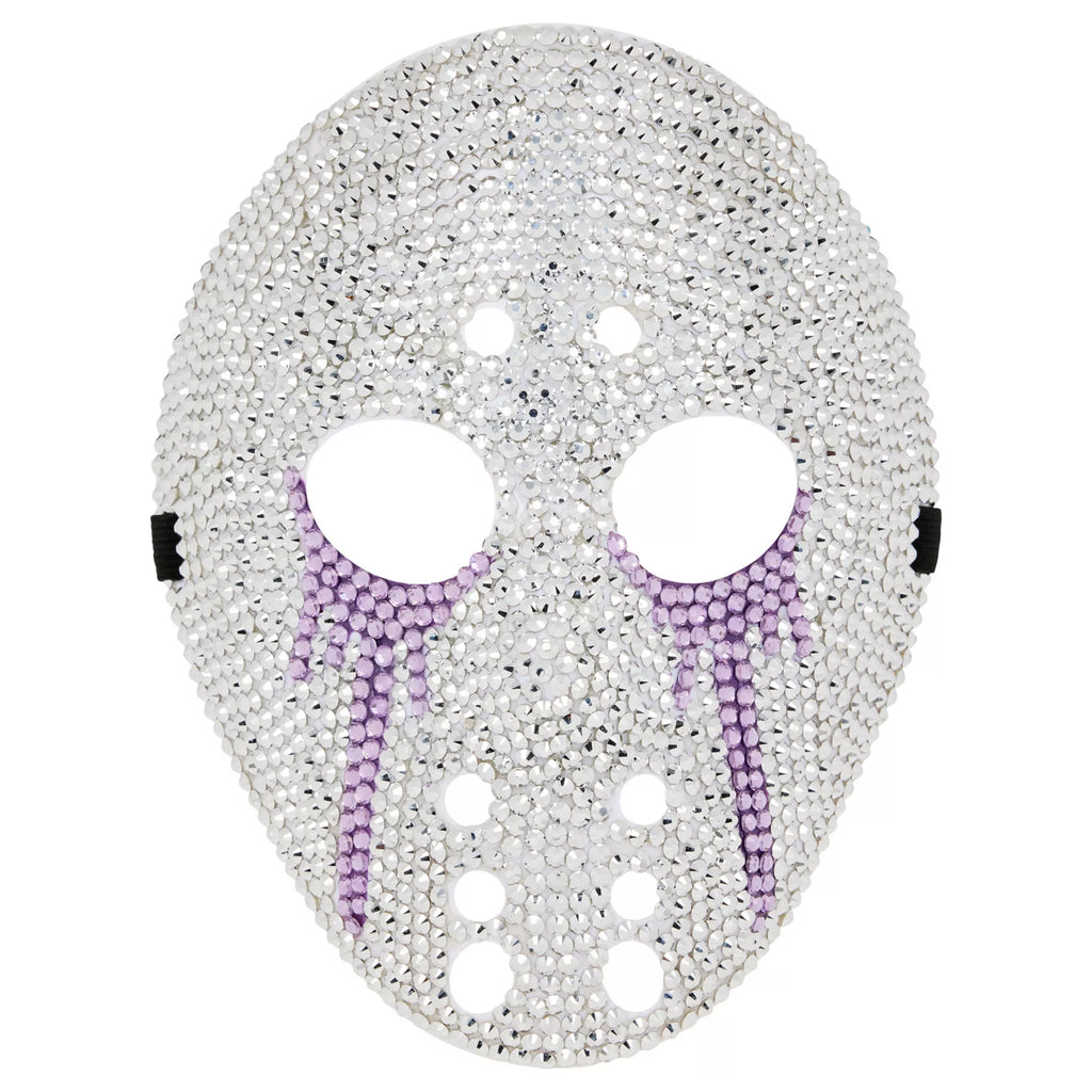 Purple Tears Bling Hockey Mask