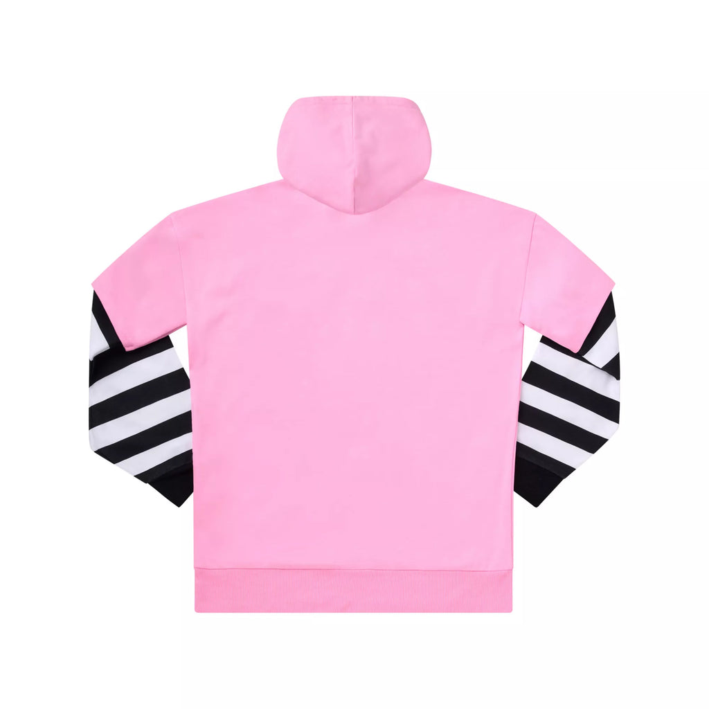 Ghost Face Slash Layered Hoodie