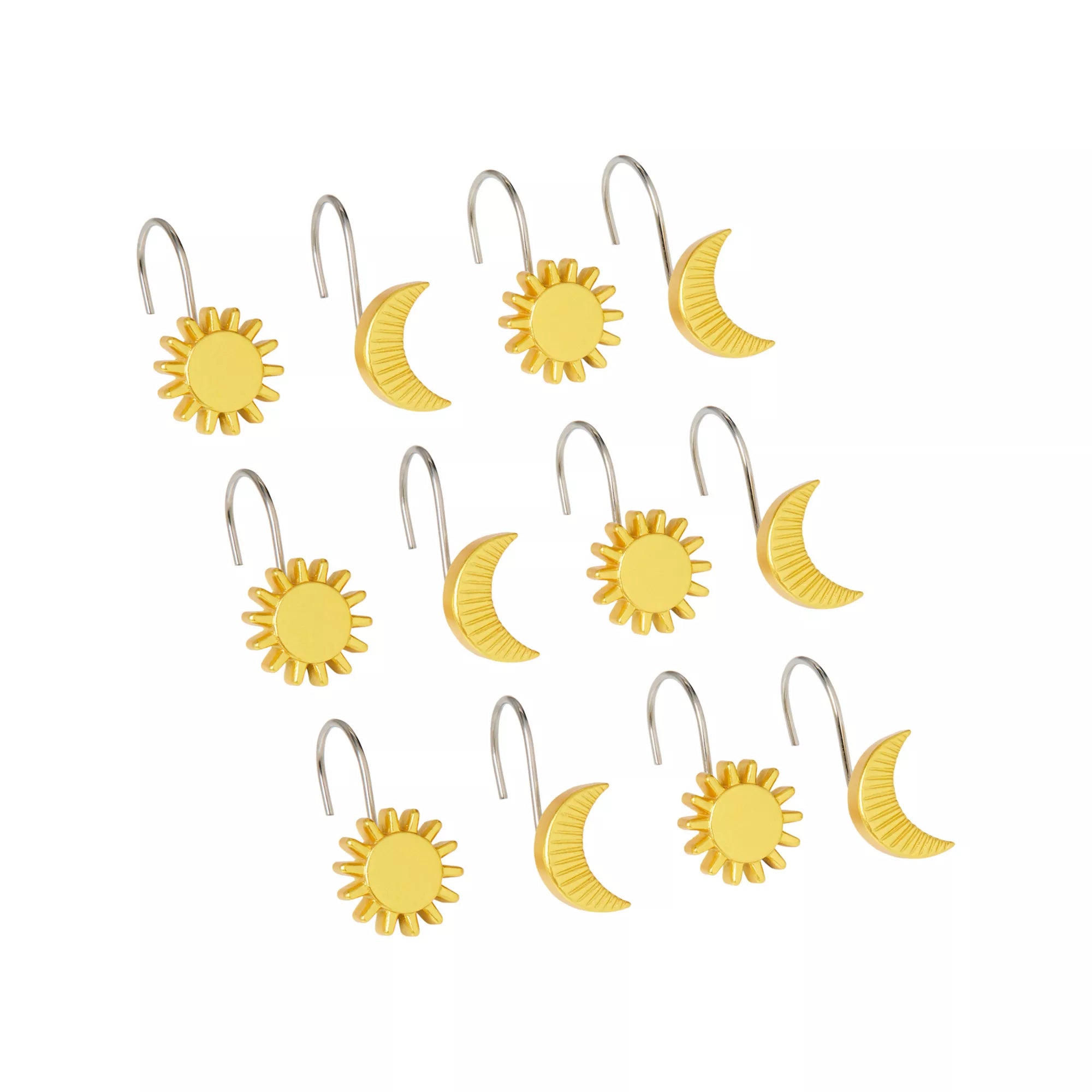 Celestial Noir Shower Hook Set