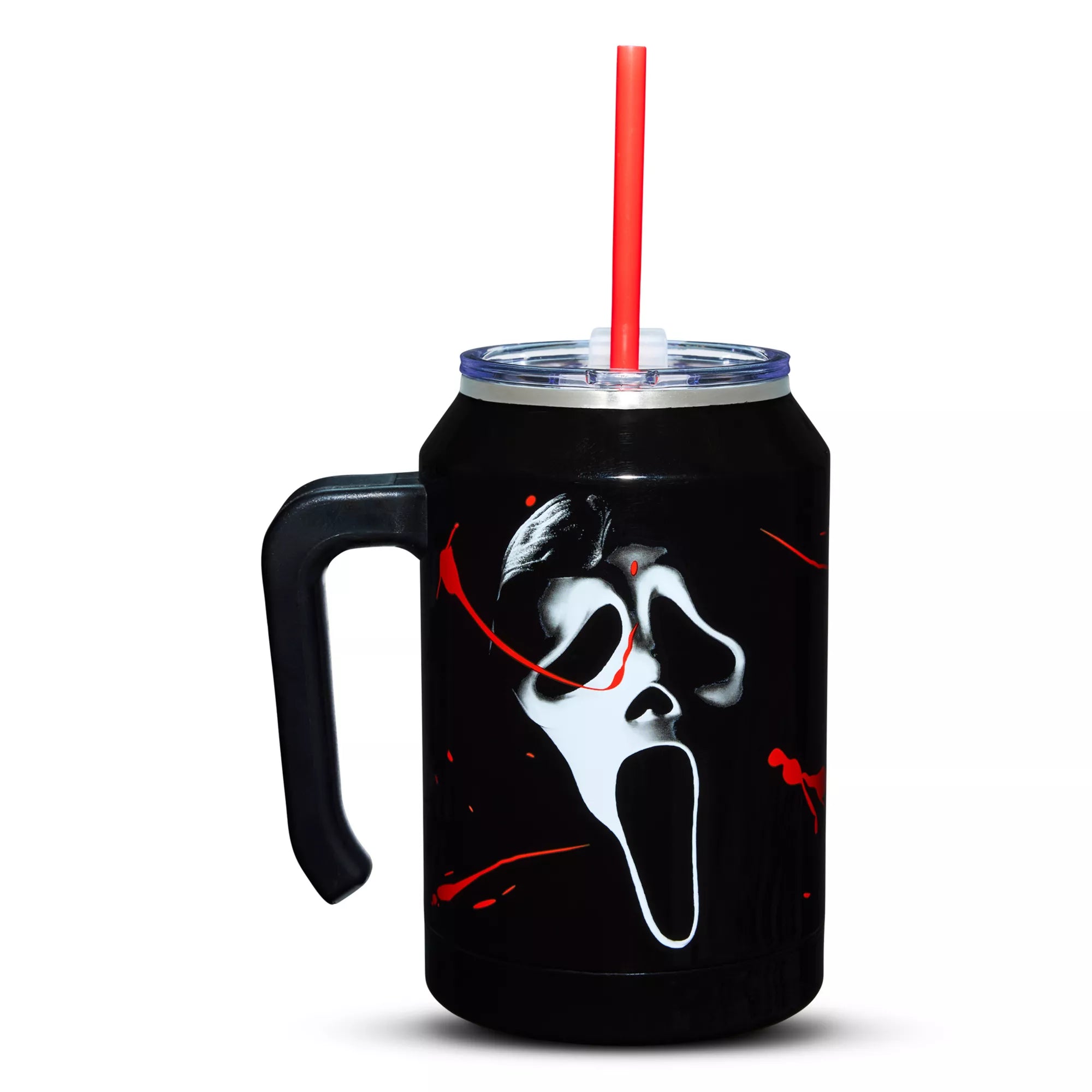 Ghost Face Cup with Straw - 30 oz.