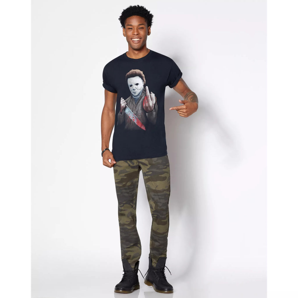 Middle Finger Michael Myers T Shirt - Halloween